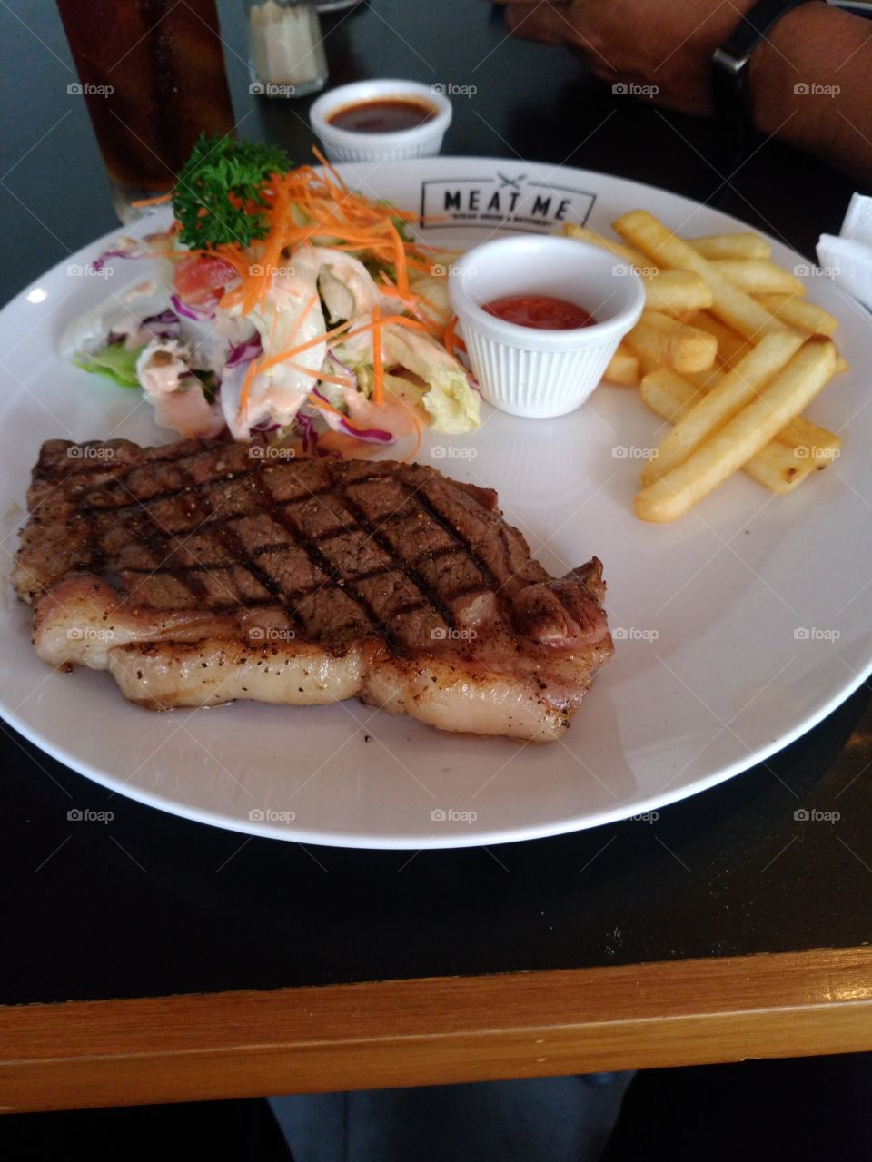 Sirloin US Prime Steak in Meet Me Indonesia. Good For Ads