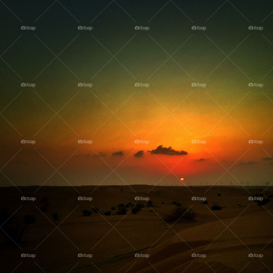 sunset sand desert dream by bogmol