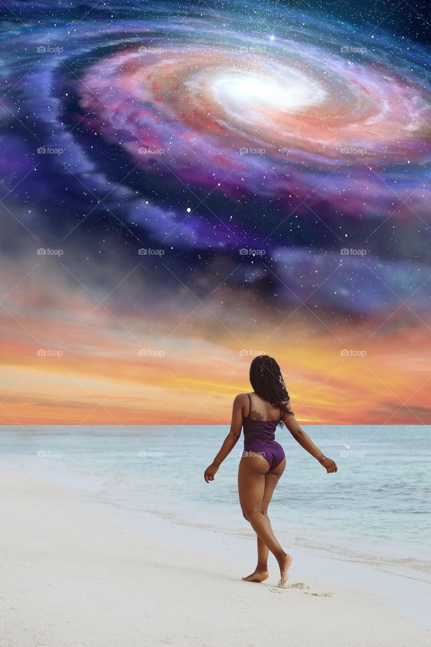 Walk into different dimension 