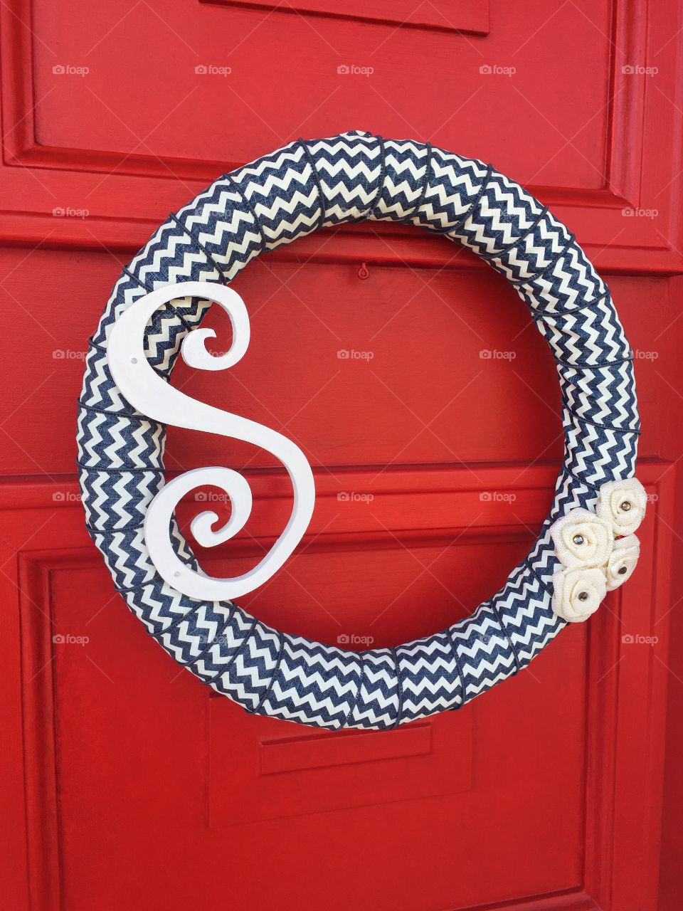 Wretch on Suburban Front Red Door