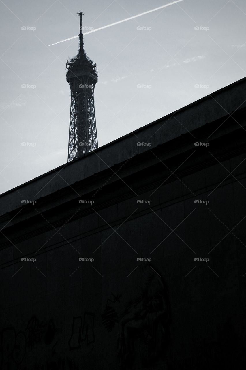 Eiffel tower, France  - Black and white is my true nature