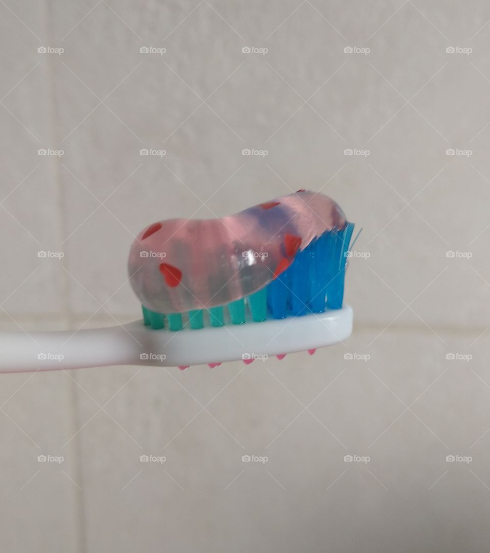 nice toothpaste with hearts