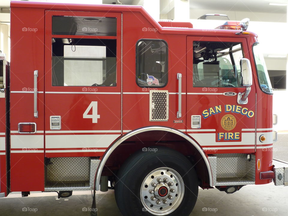 San Diego fire truck 