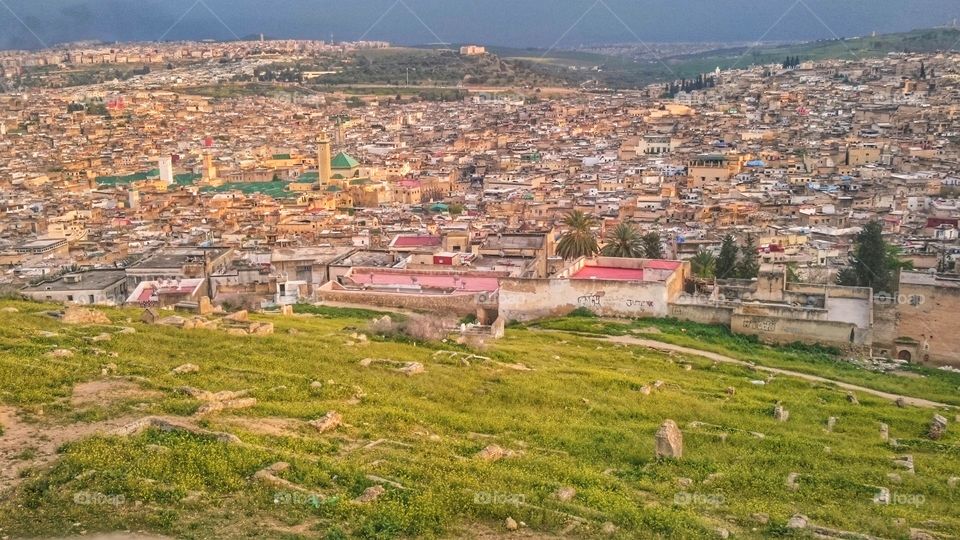 the historical city of fez in morocco