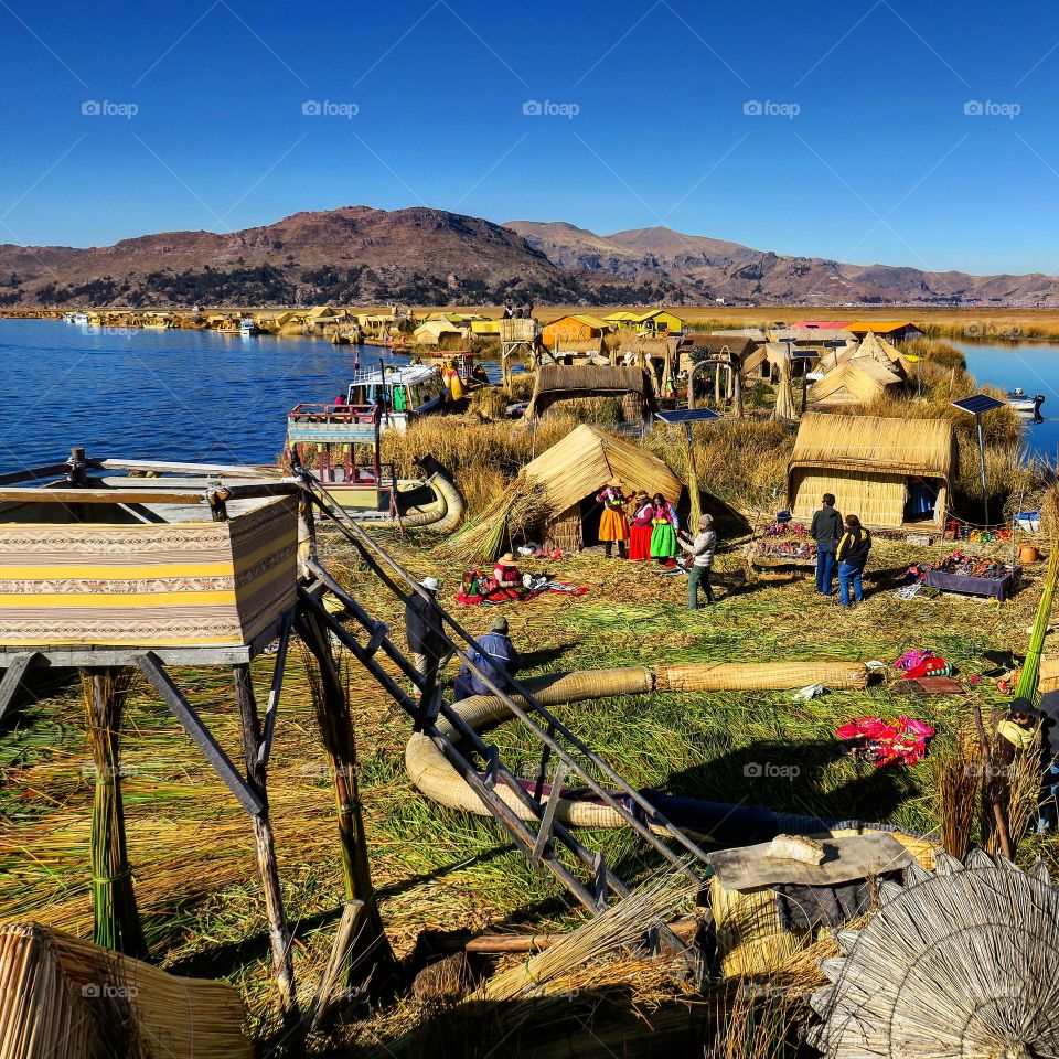 Titikaka Lake Island