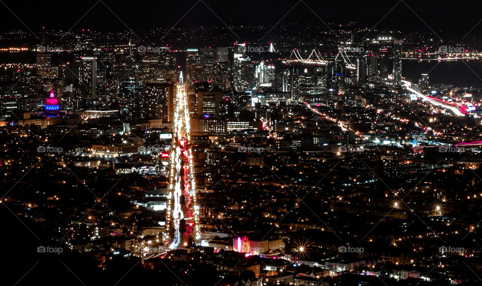 Twin Peaks - The view from twin peaks at night. A friend Jeremiah aka @serenityandsurrender and I when we used to shoot together got a great view from one of the peaks. Long expos and night shoots. miss the hell out of that kid.