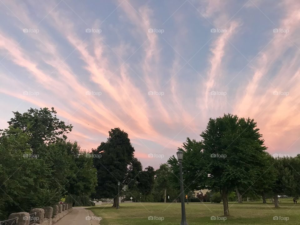 Niagra sunset