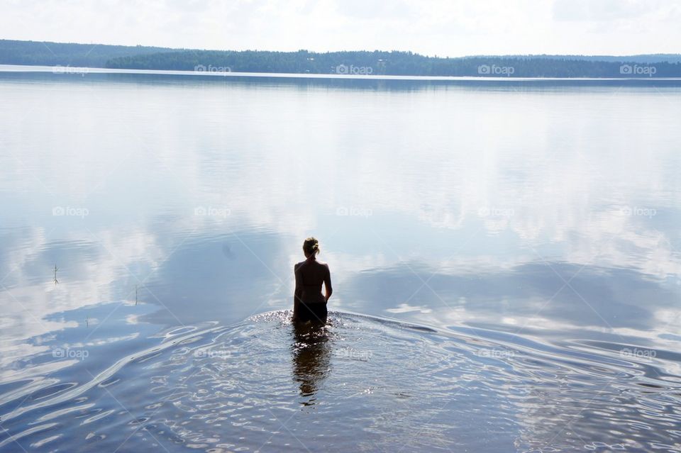 sweden lake swim värmland by mawege