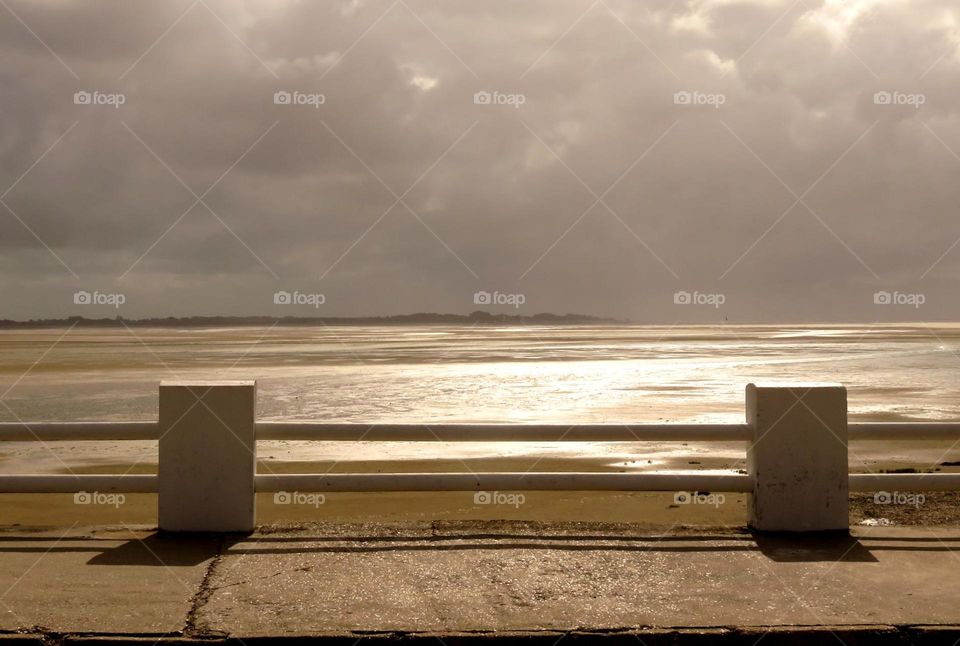 windy beach