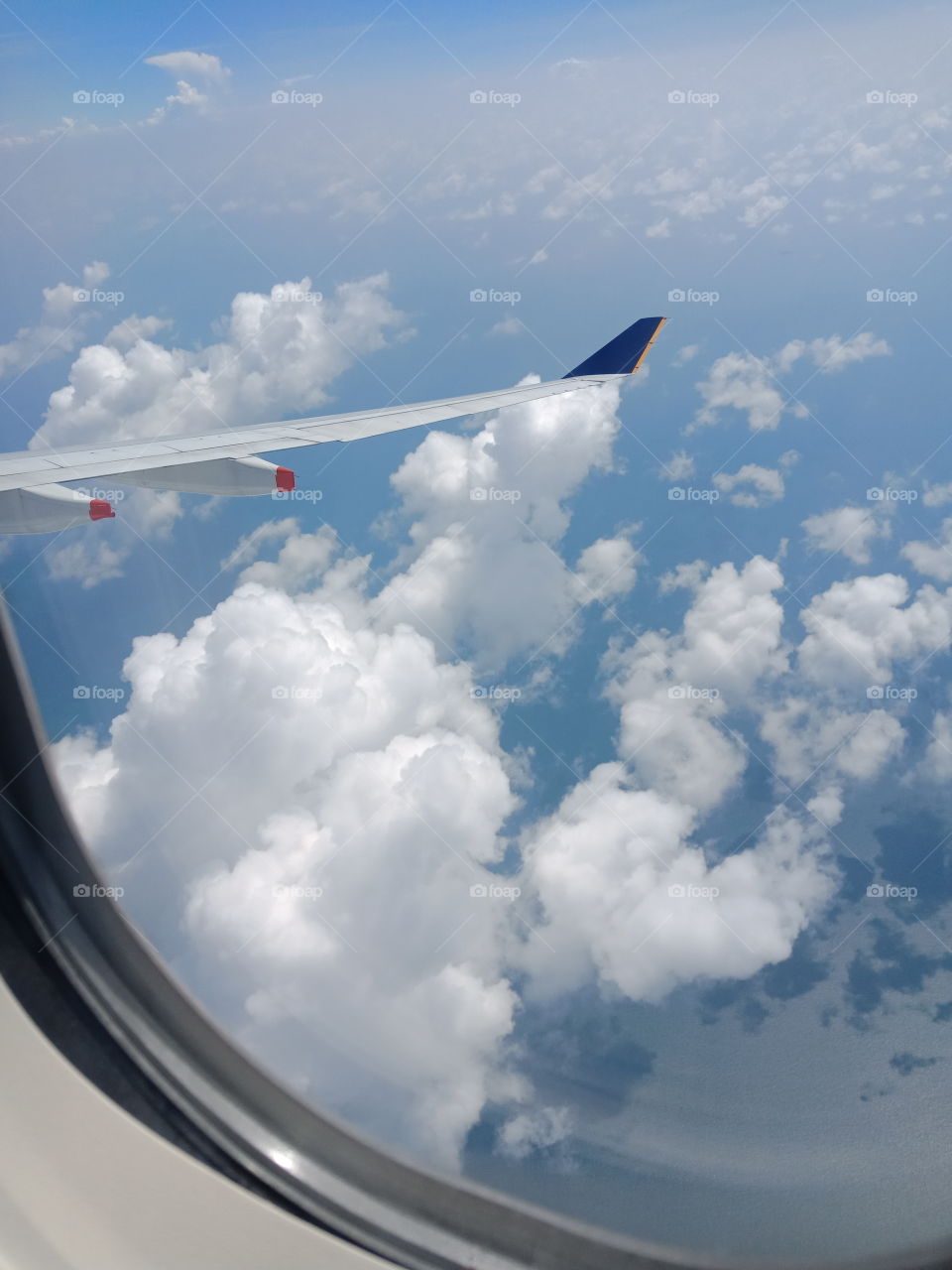 view from airplane