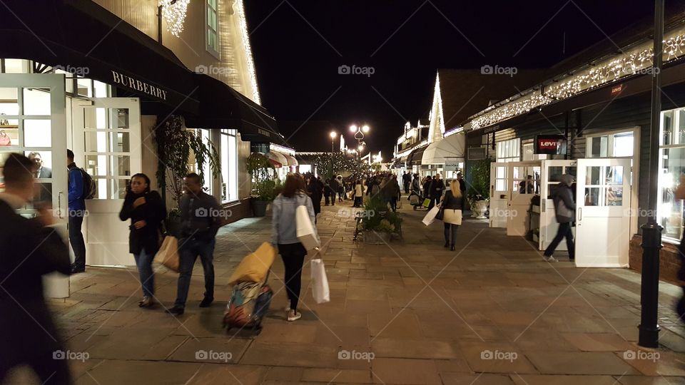 Shopping, Street, City, People, Pavement