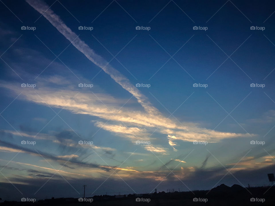 West Texas midnight sky