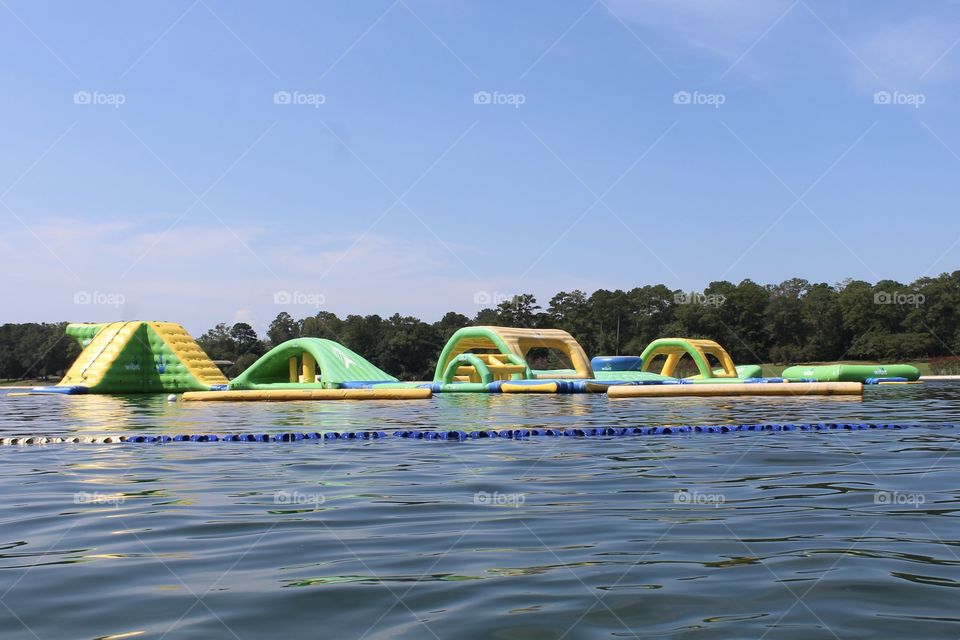 Water obstacle course 