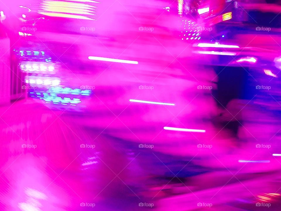 Fair lights blur movement pink cerise background