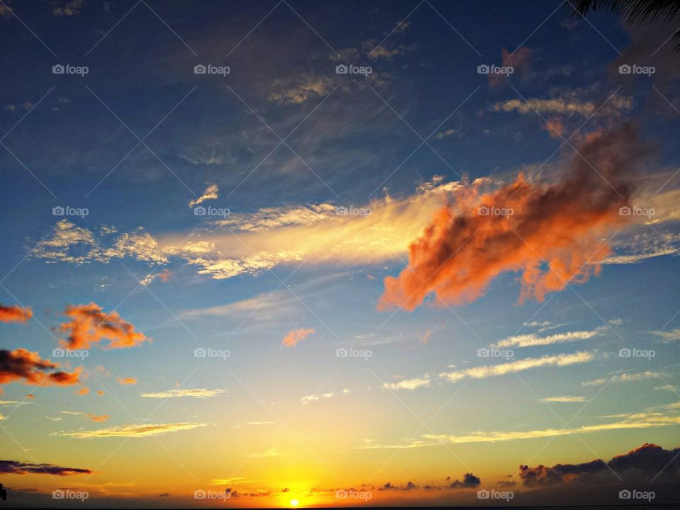 Sunset Clouds. Sunset Clouds