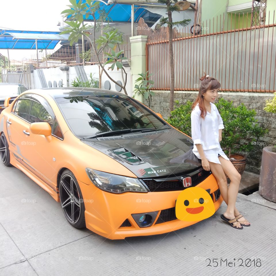 Smile with my car...