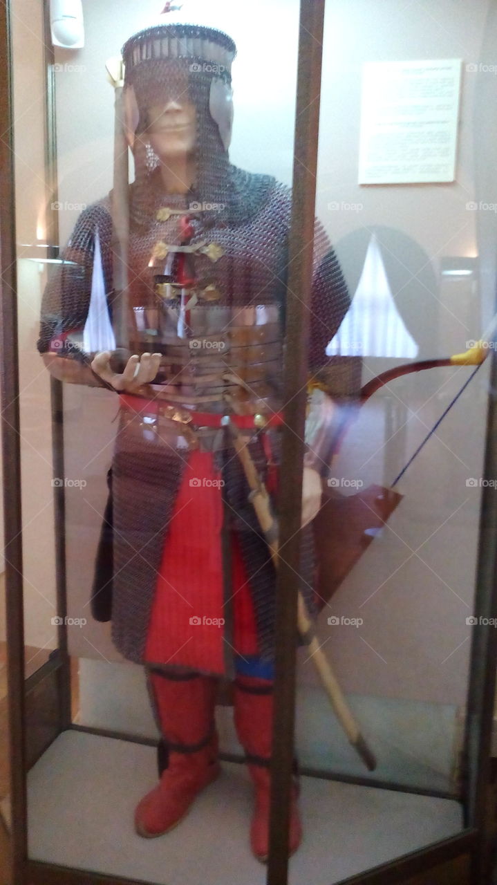 Ancient costume in Kazan's museum