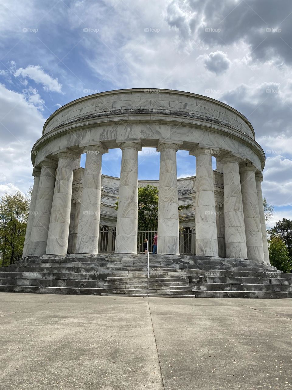 The memorial & gravesite of US President Warren G Harding