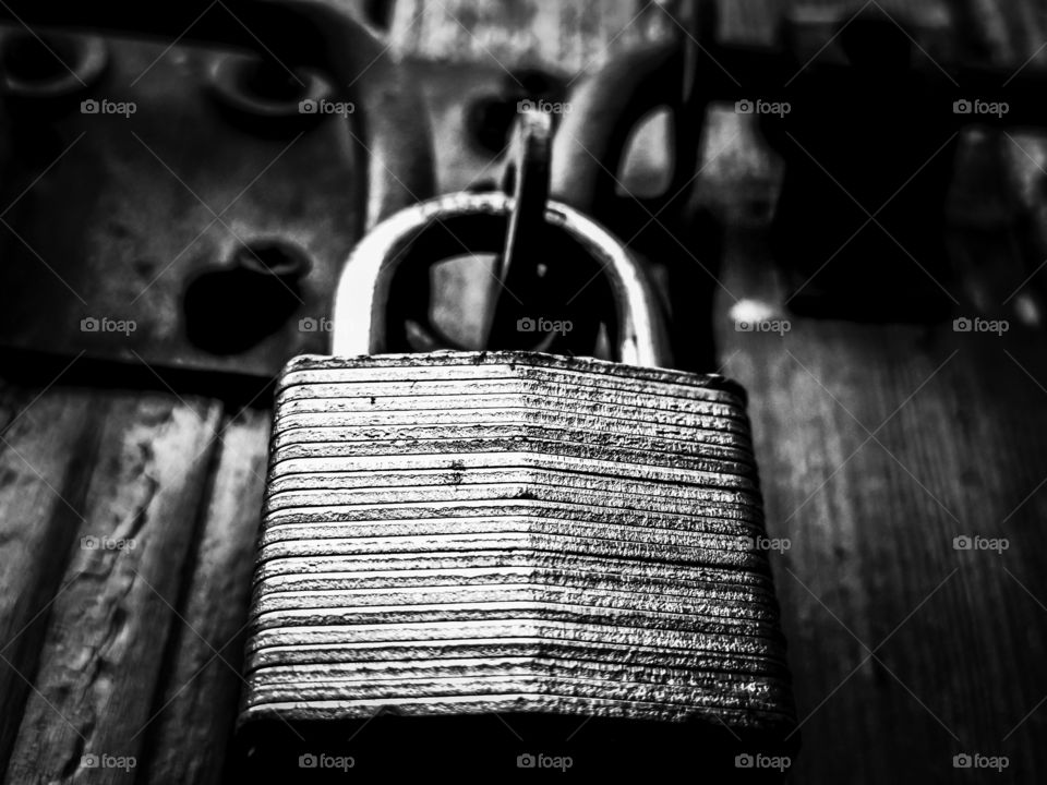 locked in. keeping things secure 