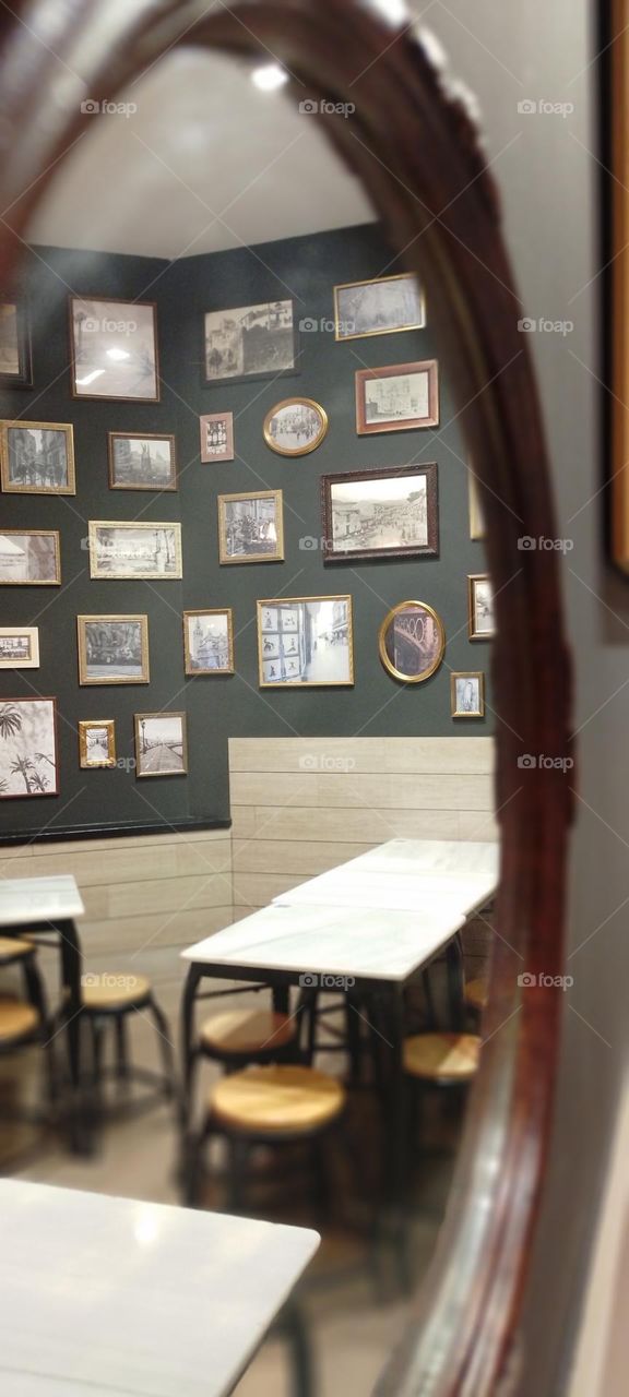 Reflection in the mirror