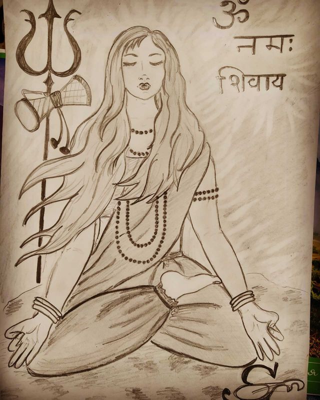 Girl in meditation