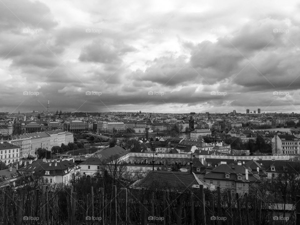 Black and white Prague 
