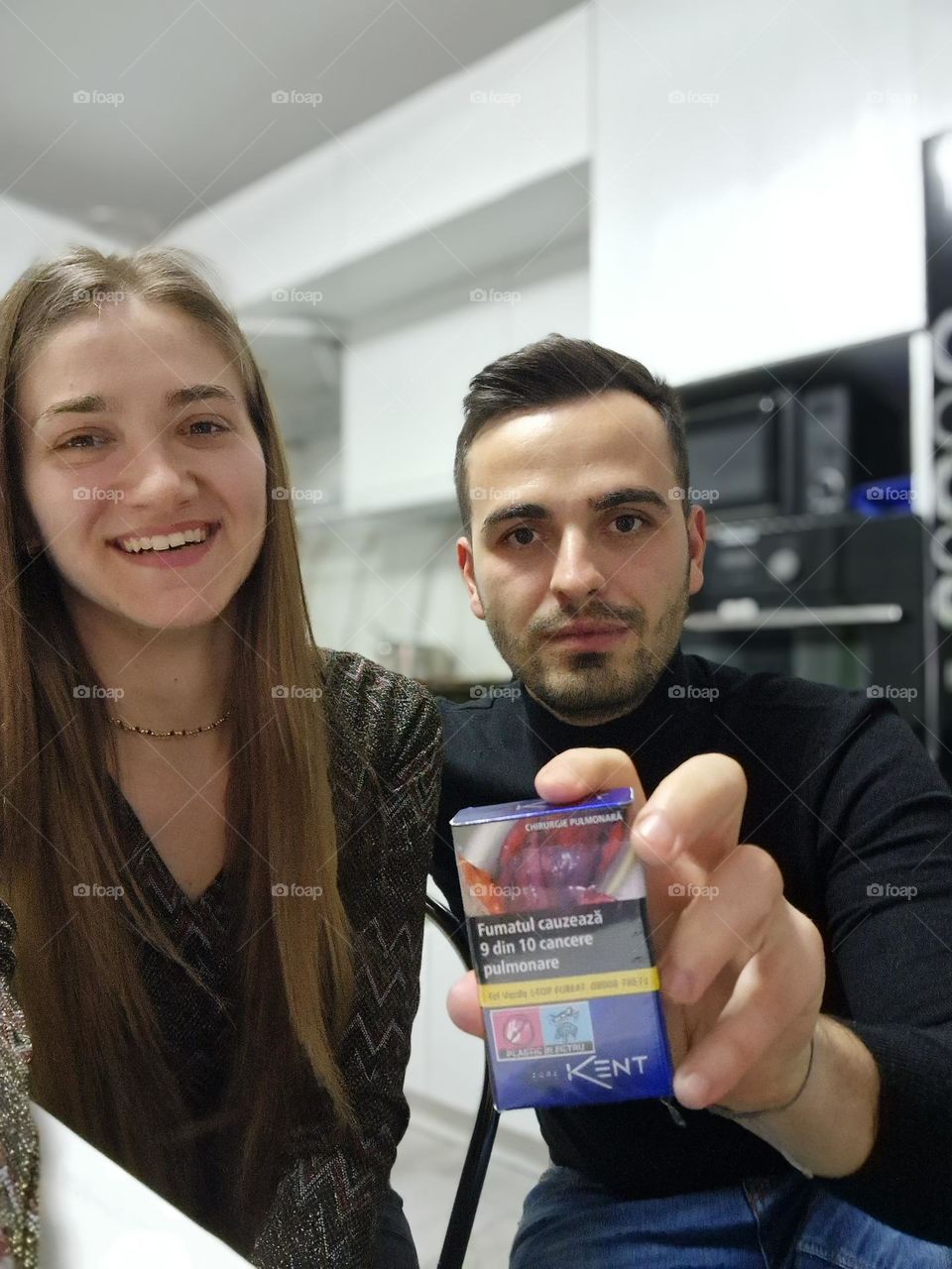 selfie with kent cigarettes