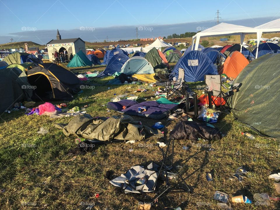 Total wasteland at Roskilde festival