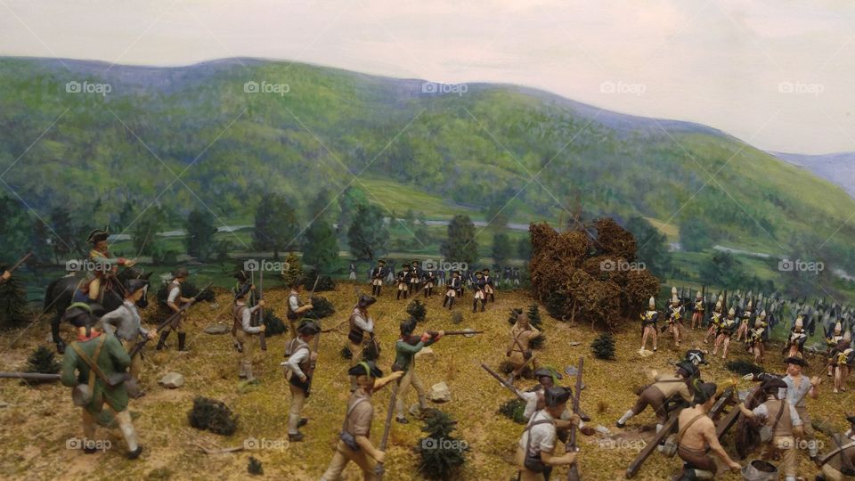 Bennington Monument diorama