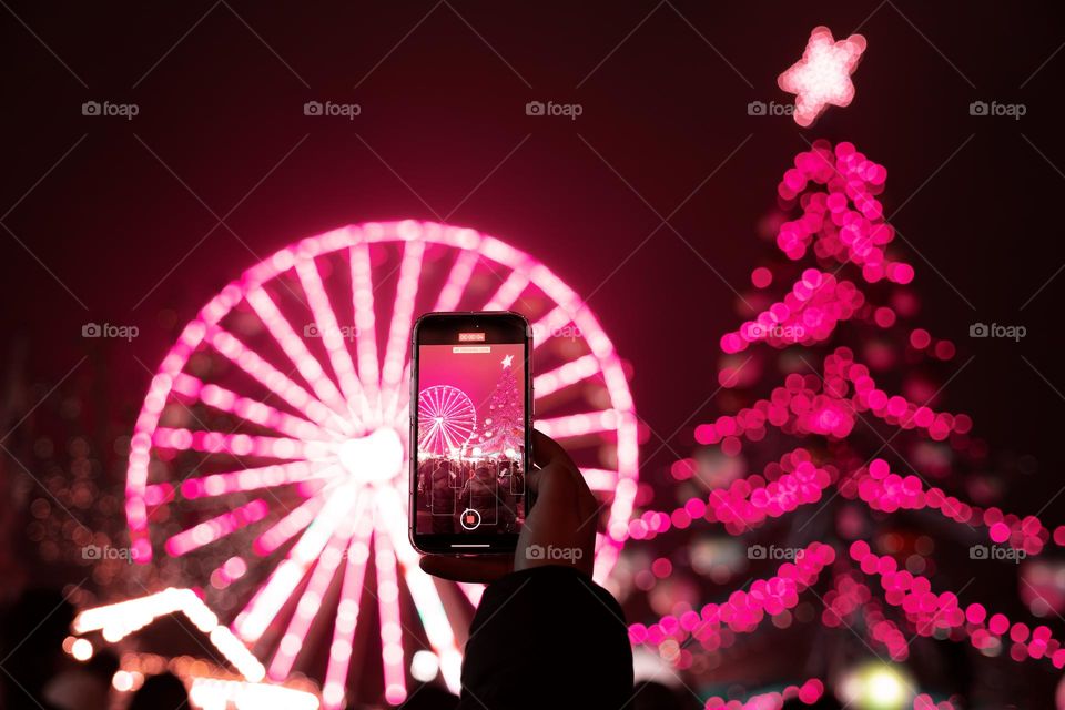 christmas night in Luxembourg