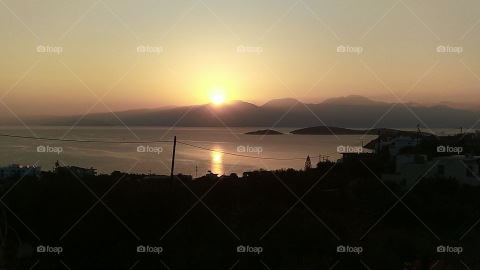 Sunrise from Agios_Nikolaos