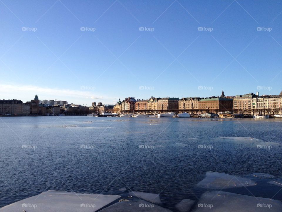 winter landscape sweden city by pontuscassel