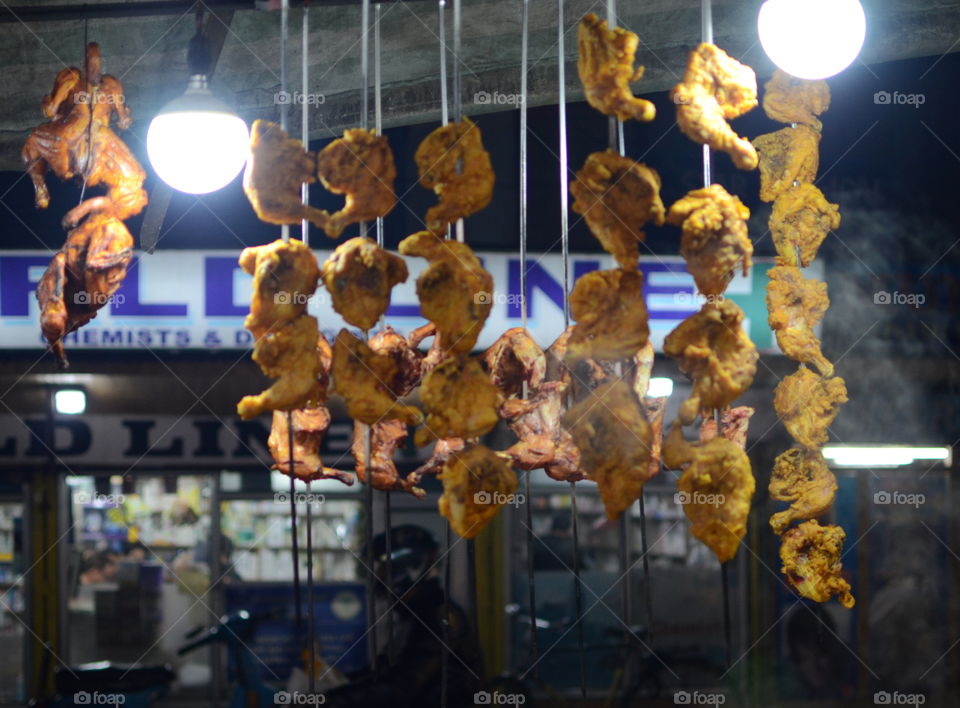 commonly seen on the streets of India grilled chicken