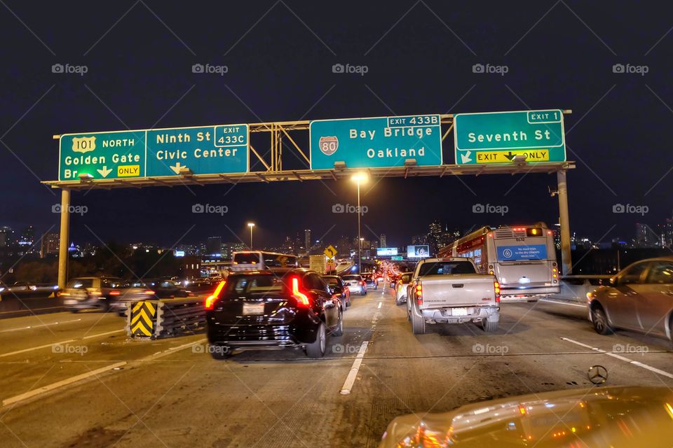 Decision time, which freeway shall I take that won't be as crowded? 