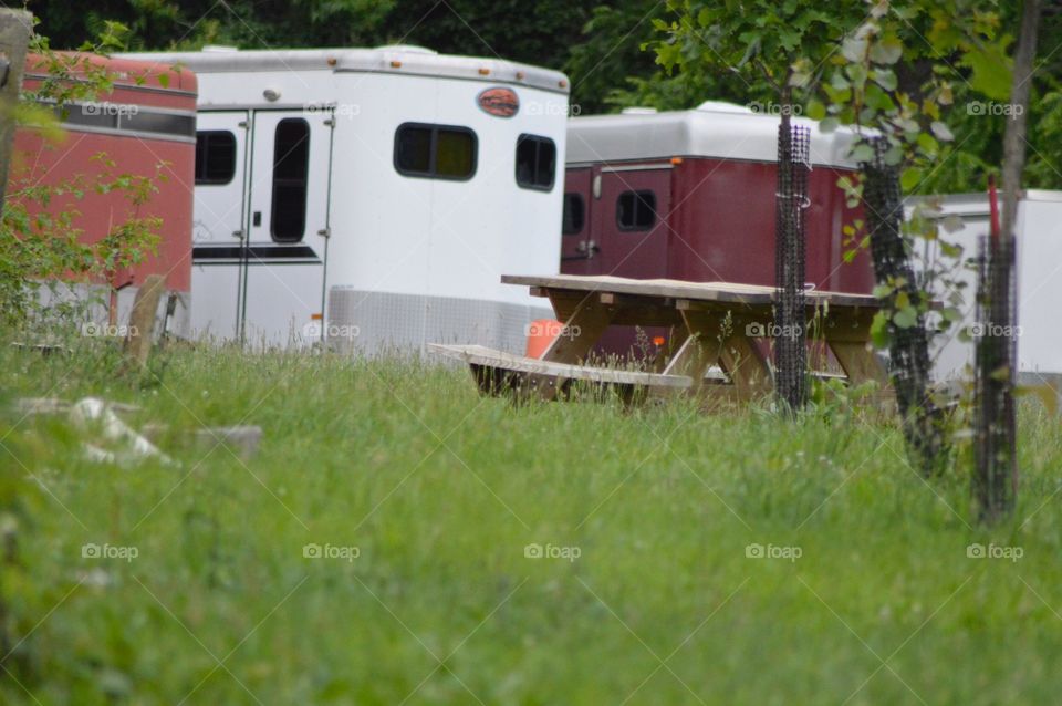 Abandonded Horse  Trailers