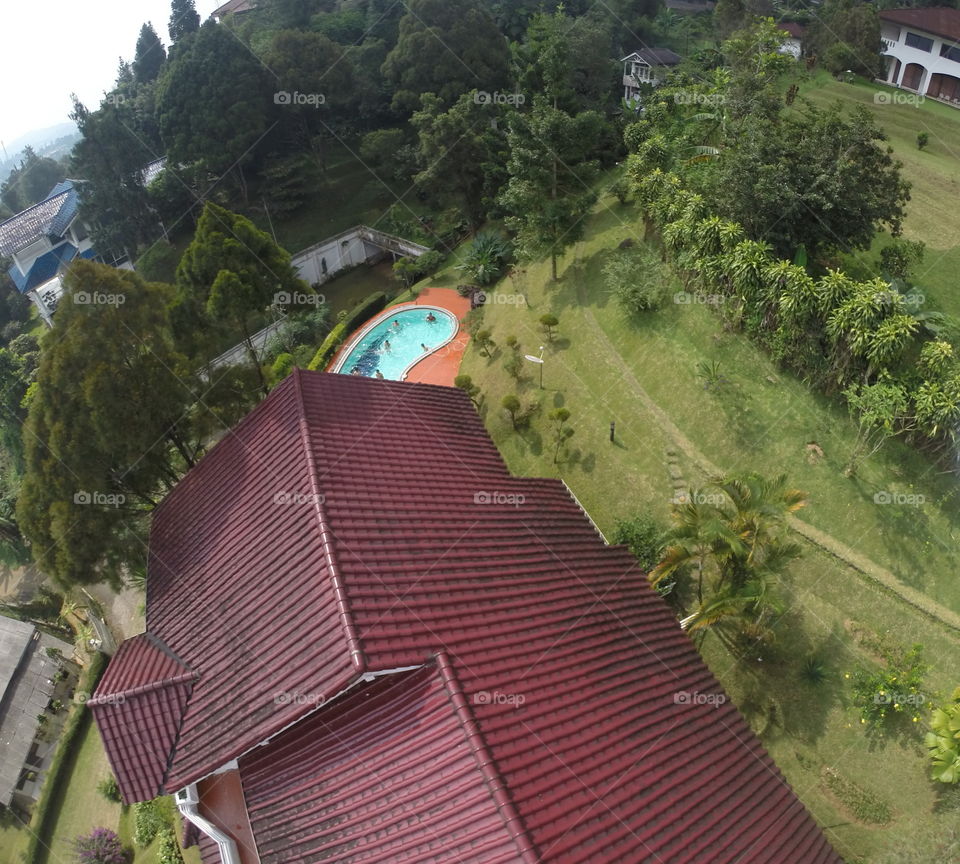view of our family cottage, family gathering and recreation above the sky