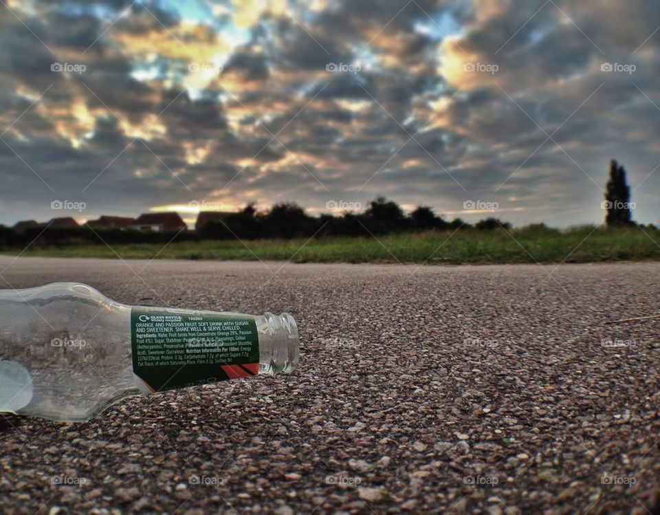 Litter-ally sunset