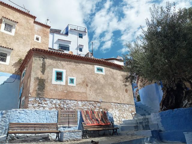 Beautiful house's in chefchaouen city of morocco