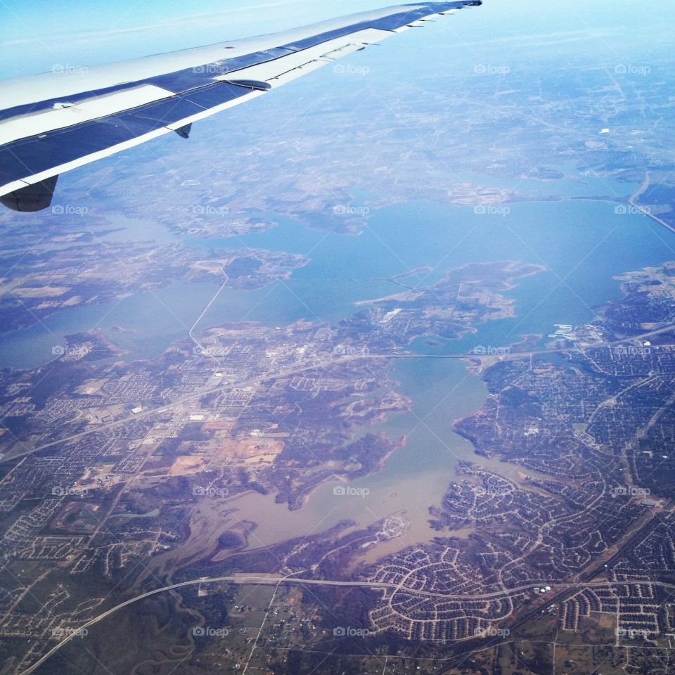 Image taken during a flight home.