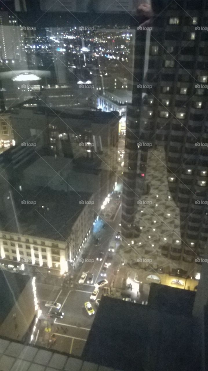 SF at night . I was working at night and took a pic 24 stories up 