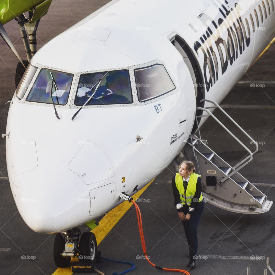 Preparations for the flight 