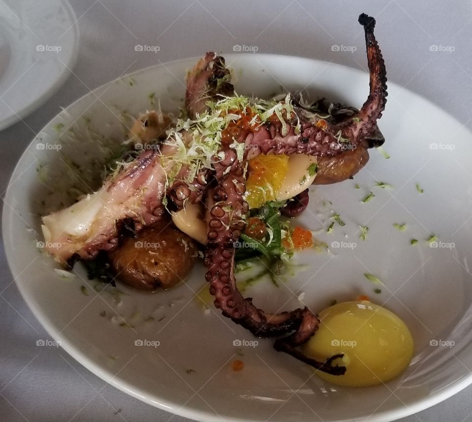 octopus appetizer