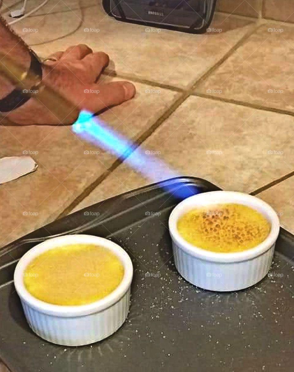 Making Creme Brulee at home