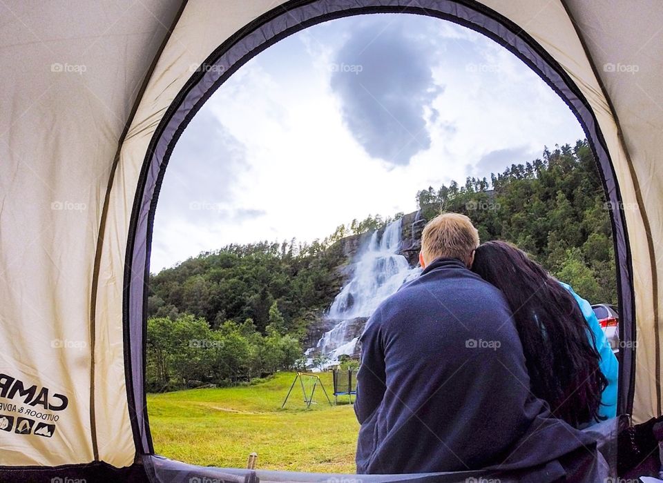 Camping in Voss. Voss, Norway