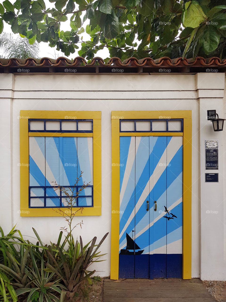 Colorful  art architecture