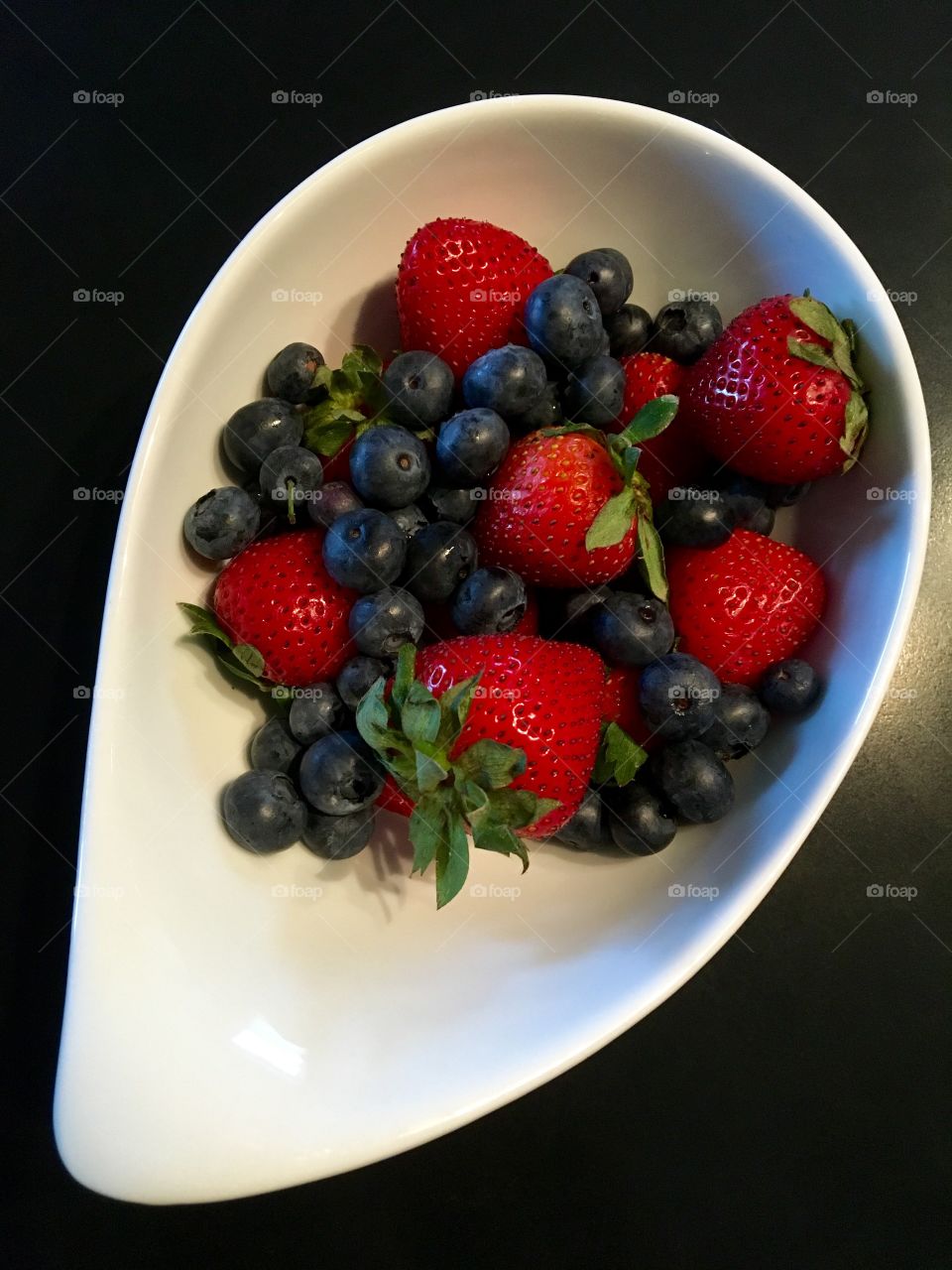 Strawberries and Blueberries 