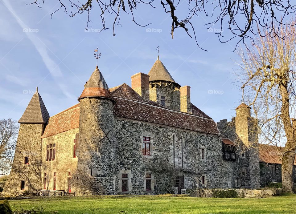 Château de Bonnu, Cuzion, France