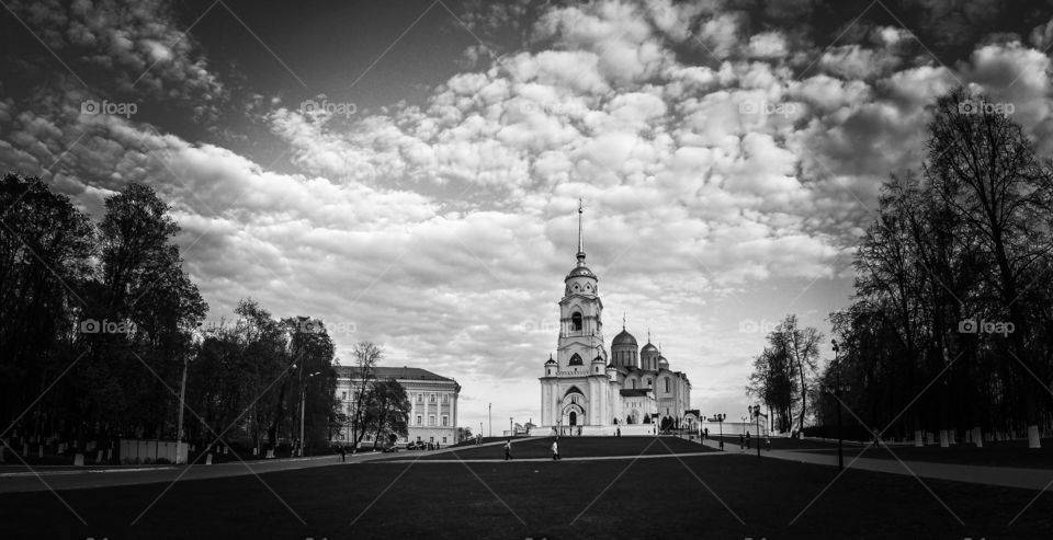 A cathedral in Vladimir 