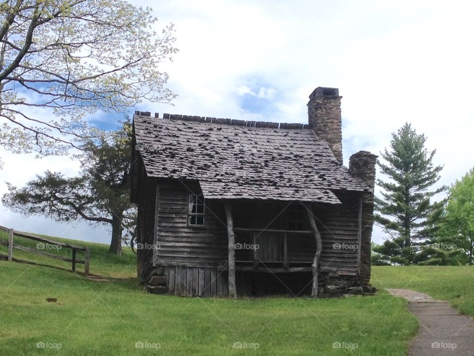 1800's Cabin. Blue Ridge Parkway