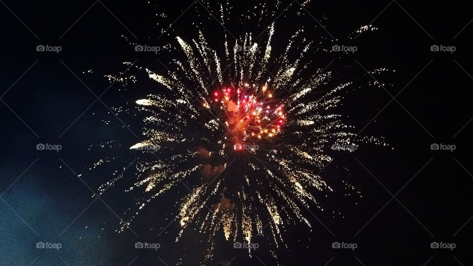 Celebration fireworks, Cyprus
